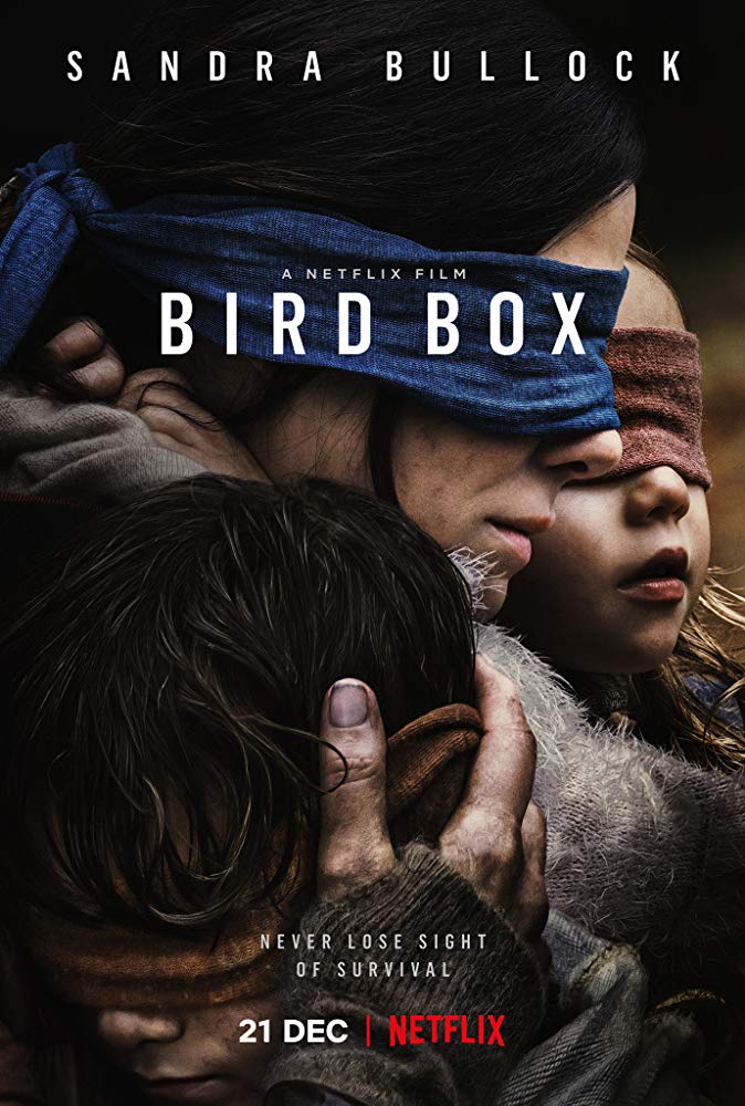 Sandra Bullock, Julian Edwards, and Vivien Lyra Blair for Bird Box (2018)