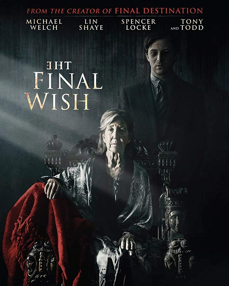 Lin Shaye, Tony Todd, Michael Welch, and Spencer Locke in The Final Wish (2018)