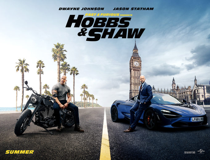Jason Statham and Dwayne Johnson in Fast & Furious Presents- Hobbs & Shaw