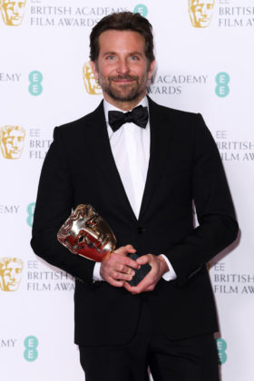 Photo by David Fisher:BAFTA:REX:Shutterstock (10082409bt)Bradley Cooper - Original Music - 'A Star Is Born'