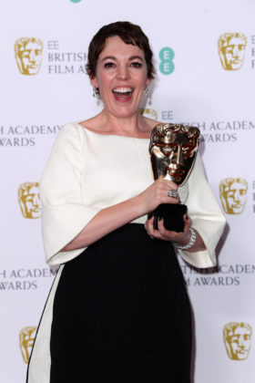 Photo by David Fisher:BAFTA:REX:Shutterstock (10082409fz)Olivia Colman - Leading Actress - 'The Favourite'72nd British Academy Film Awards, Press Room, Royal Albert Hall, London, UK - 10 Feb 2019