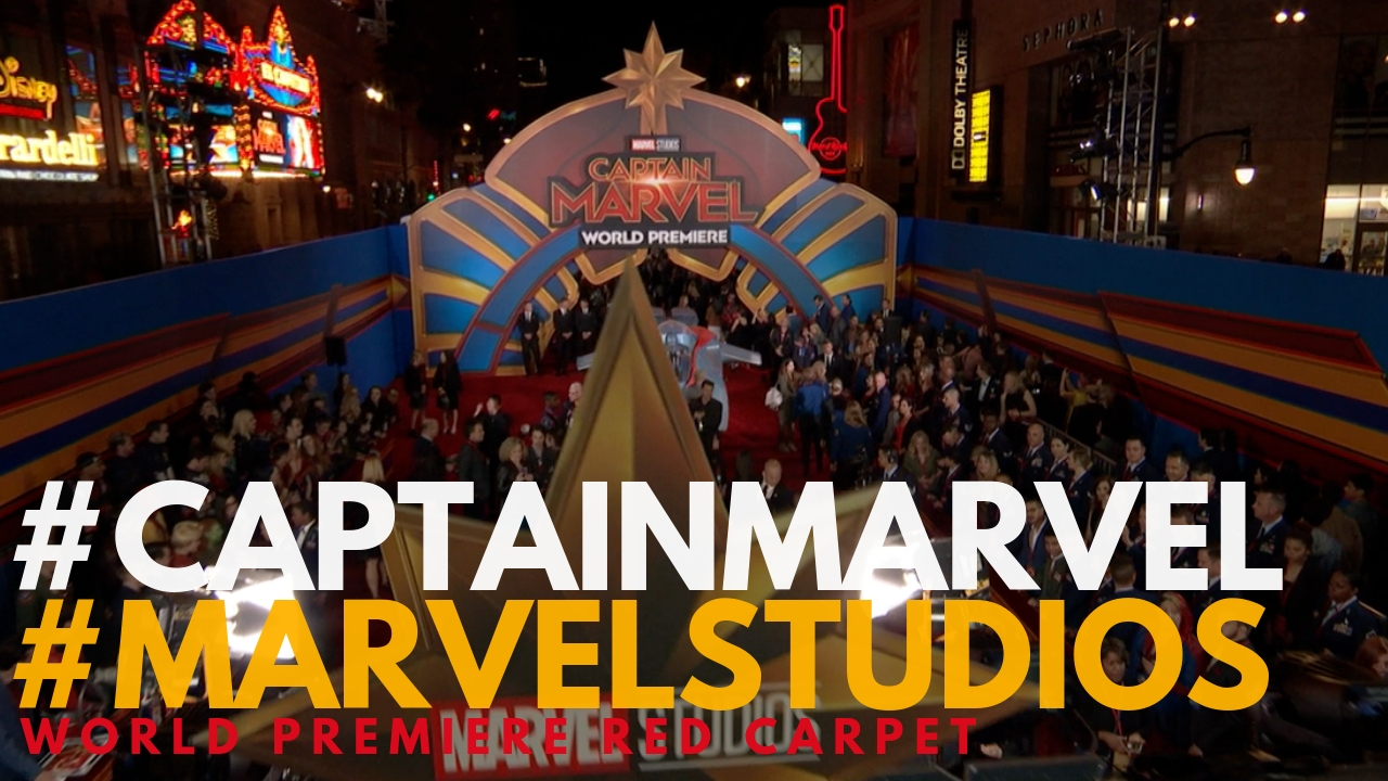 Marvel's “Captain Marvel" Video News Reel from World Premiere at the Dolby Theater in Hollywood