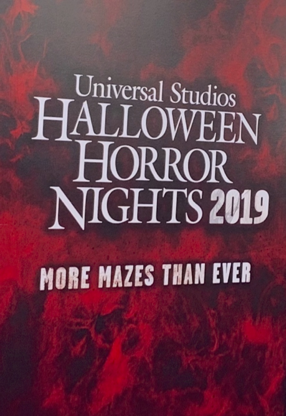 Hollywood Horror Nights 2019