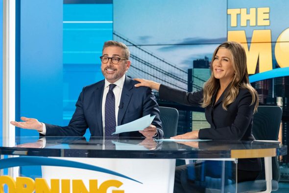 Jennifer Aniston and Steve Carell in The Morning Show
