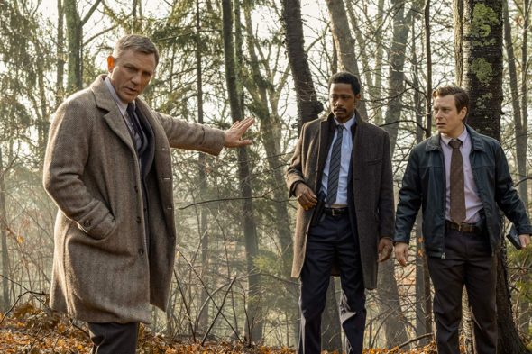 Daniel Craig, Noah Segan, and LaKeith Stanfield in Knives Out