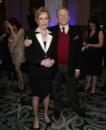 BEVERLY HILLS, CA – NOVEMBER 21: Honorees Carol Burnett and Bob Mackie arrive at The Paley Honors: A Special Tribute to Television's Comedy Legends in Beverly Hills on November 21, 2019. © Brian To for the Paley Center