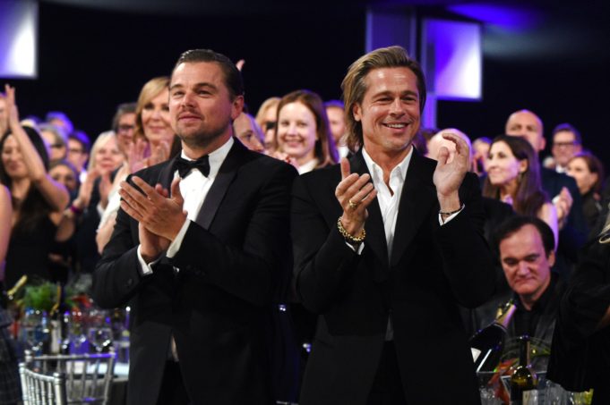 Leonardo DiCaprio & Brad Pitt. Photo Courtesy #sagawards