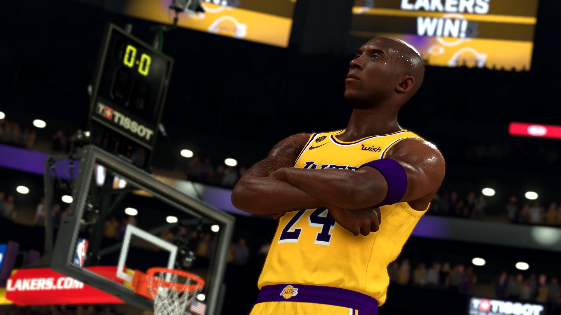 Download Legendary Los Angeles Laker Kobe Bryant In Action On The