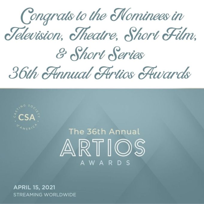 Congrats to the Nominees for the 36th Annual Artios Awards