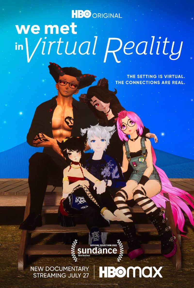 We Met In Virtual Reality - Poster