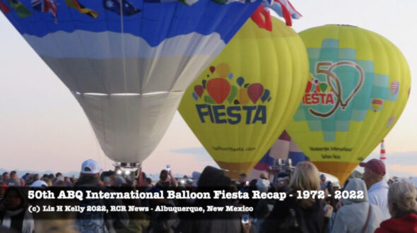 Dawn at 50th Albuquerque Balloon Fiesta Opening Day October 1, 2022