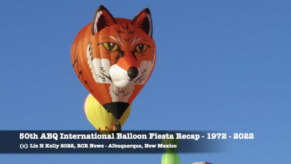 Special Shape balloons filled the air at 50th Albuquerque Balloon Fiesta