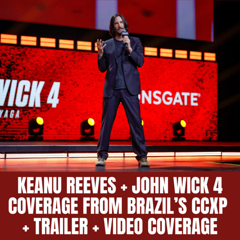 Keanu Reeves and Lance Reddick in John Wick: Chapter 4