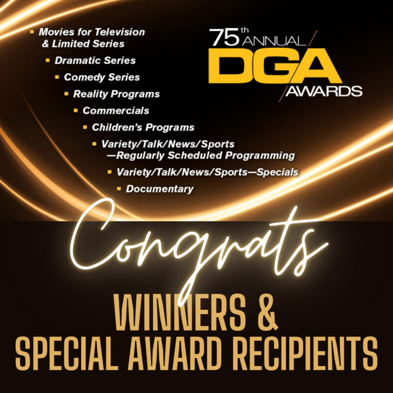 Winners of the DGA Awards for 2023
