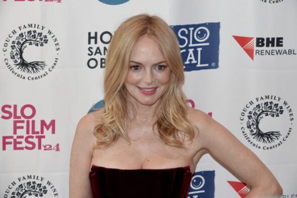 Director Actor Heather Graham on the red carpet at 2024 SLO Film Fest shares the story-behind-the-story for her new film, “Chosen Family.”
